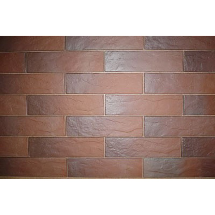 Cerrad Elewacja rustiko country wisnia  Настенная плитка 6,5x24,5 см, Польша, под кирпич  - фото 1