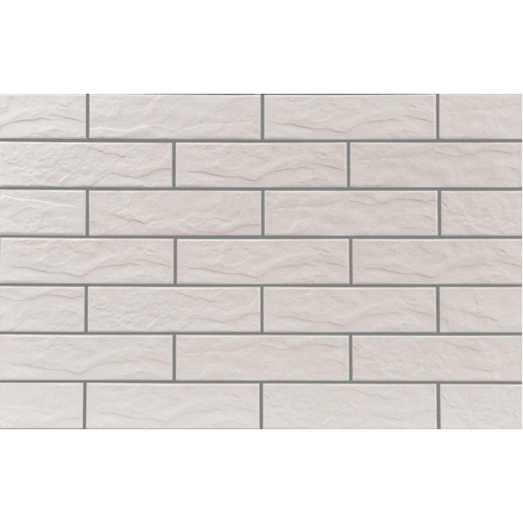 Cerrad Krem/Cream 9737 Rustic структ Настенная плитка 6,5x24,5 см, Польша, под кирпич  - фото 1