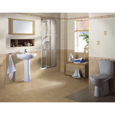 cersanit brava oboi temno bezhevaya 2 br4d152 63 33x33 keramicheskaya plitka i keramogranit