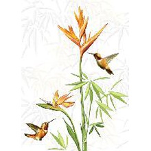 Cersanit Jungle Белый (C-JU2M052) Декор 25x35 см, Польша - фото 1 - фото 1