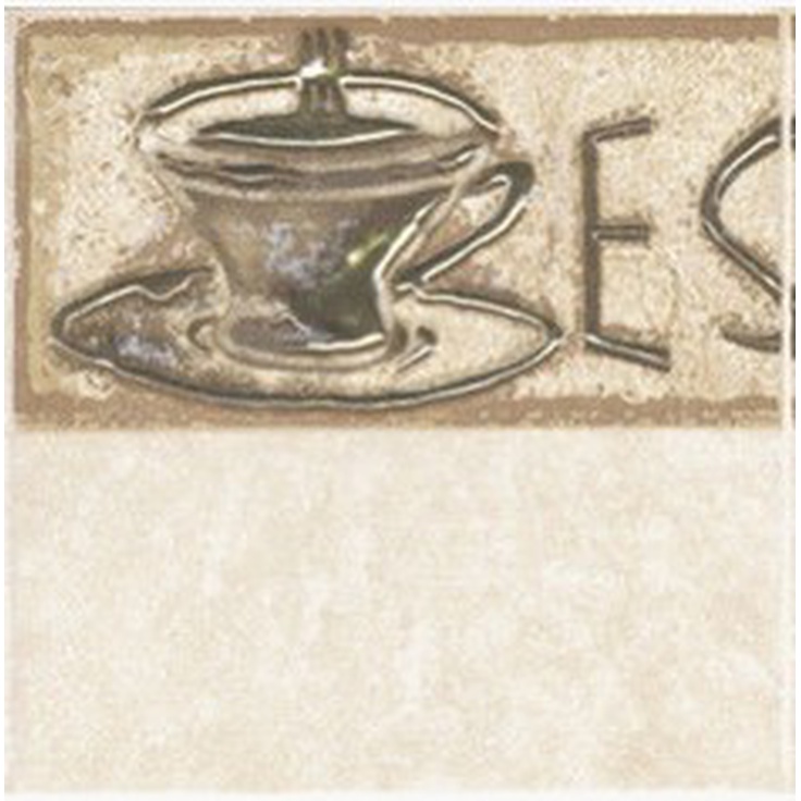 Cersanit Sagra Noce Noce Coffe 1-1 Декор 10x10 см, Польша - фото 1