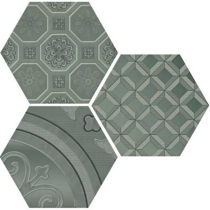 Cifre Vodevil Dec. Grey Декор 17,5x17,5 см, Испания, под обои  - фото 1