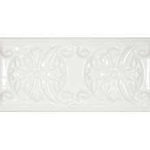 Cobsa plus 10 White Zinc Бордюр 7,5x15 см, Испания - фото 1 - фото 1