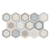 Codicer Traffic Hexagon Hexacolor Напольная плитка 22x25 см, Испания - фото 1 - фото 1