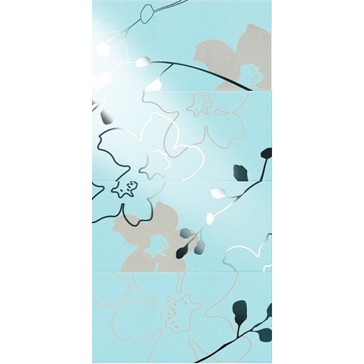 Dado Ceramica Alterego Mix Celeste Декор 20x40 см, Италия, под обои - фото 1 Dado Ceramica Alterego Mix Celeste Декор 20x40 см, Италия, под обои - фото 1