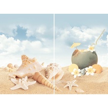 Дельта Керамика Cocktail P2-2 P2-2D140 Панно 30x40 см, Россия - фото 1 - фото 1