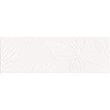 Domino Anya Flower White_02 (микс из 3-х штук) Декор 20x60 см, Португалия, под обои  - фото 1 - фото 1