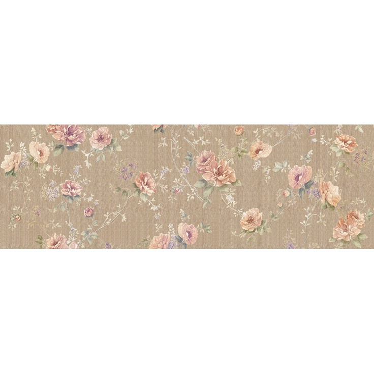 Europa Ceramica Atica Tejido Decor Декор 25x75 см, Испания, под обои  - фото 1