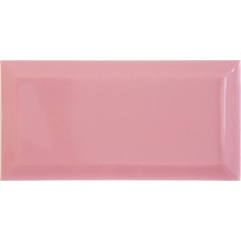 Fabresa Violetta Biselado BX Rosa Palo Настенная плитка 10x20 см, Испания - фото 1 - фото 1