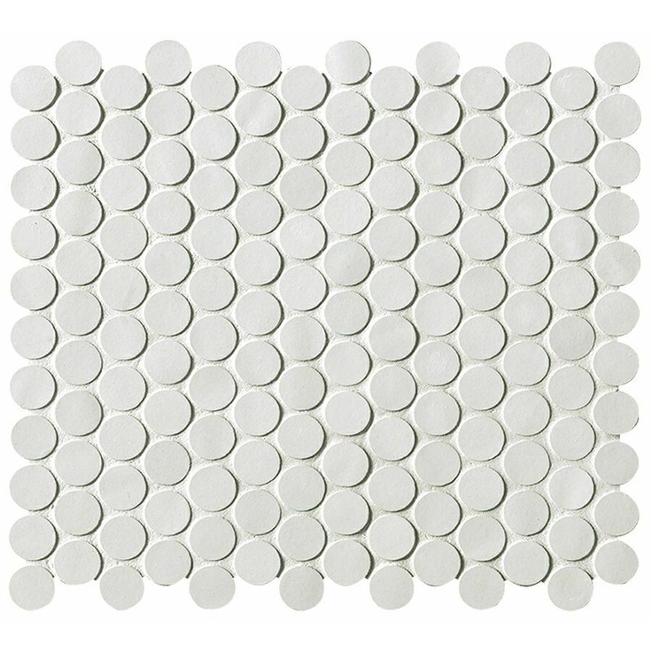 Fap Ceramiche Boston fK5W Gesso Mosaico Round Мозаика 29,5x32,5 см, Италия, под мозаику - фото 1