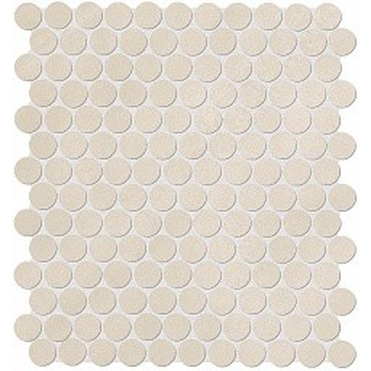 Fap Ceramiche Color Now fMTW Beige Round Mosaico Мозаика 29,5x32,5 см, Италия, под мозаику - фото 1