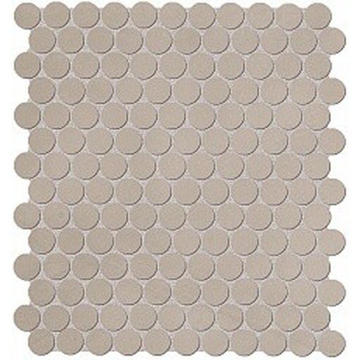 Fap Ceramiche Color Now fMUC Tortora Round Mosaico Мозаика 29,5x32,5 см, Италия, под мозаику - фото 1