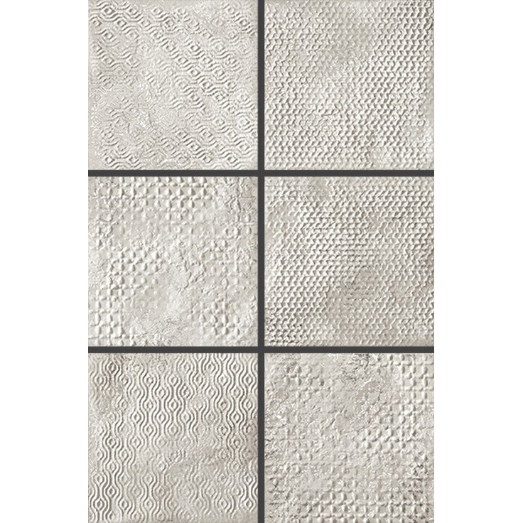 Fap Ceramiche Maku fMMN 20 Grid White Inserto Mix 6 Декор 40x60 см, Италия - фото 1