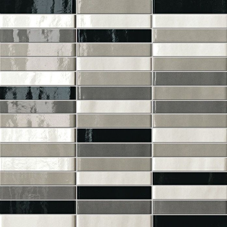 Fap Ceramiche Manhattan fKIU Tratti Grigi Mosaico Мозаика 30x30 см, Италия, под мозаику - фото 1