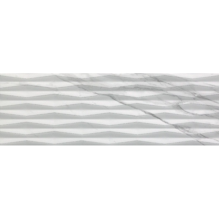 Fap Ceramiche Roma fLUA Fold Glitter Statuario Декор 25x75 см, Италия - фото 1