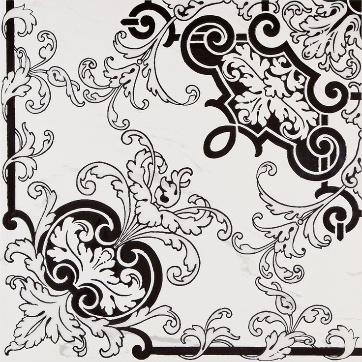 Fmg Marmi style Rosone Angolo Statuario Venato Декор 60x60 см, Италия, под обои  - фото 1