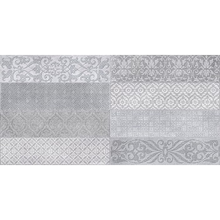GayaFores Bricktrend Rev. Deco Grey Настенная плитка 8,15x33,15 см, Испания, под обои  - фото 1