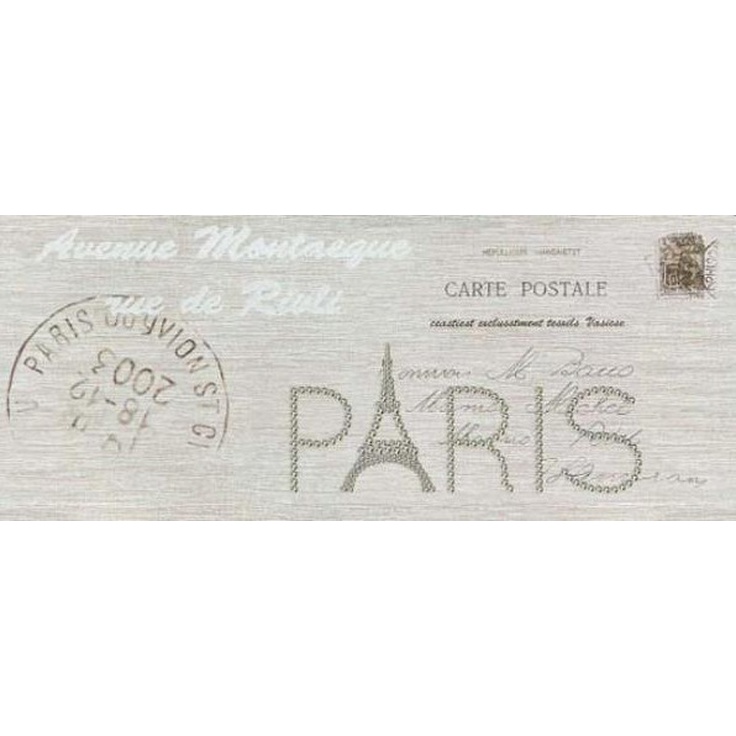 Gracia Ceramica Voyage Beige Decor 02  Декор 25x60 см, Россия, под обои  - фото 1