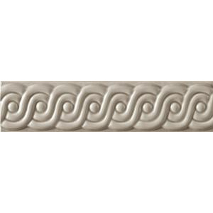 Ceramiche Grazia New Classic FEN5 Tortora Бордюр 6x26 см, Италия, под камень  - фото 1