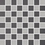 Ceramiche Grazia Retro MOR16 MOR16 Coal - Silver Мозаика 30x30 см, Италия, под мозаику - фото 1