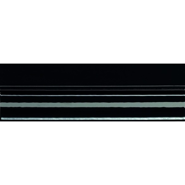 Ceramiche Grazia Vintage FIV7 Finale Black Бордюр 6,5x20 см, Италия - фото 1