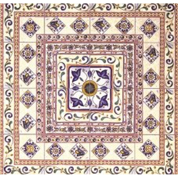 Gresmanc Rodamanto Roseton Guadalerzas Панно 127x127 см, Испания - фото 1