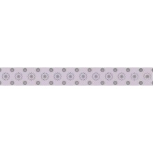 Grupa Paradyz Piumetta Piume Viola B  Бордюр 7x59,5 см, Польша, под обои  - фото 1 - фото 1