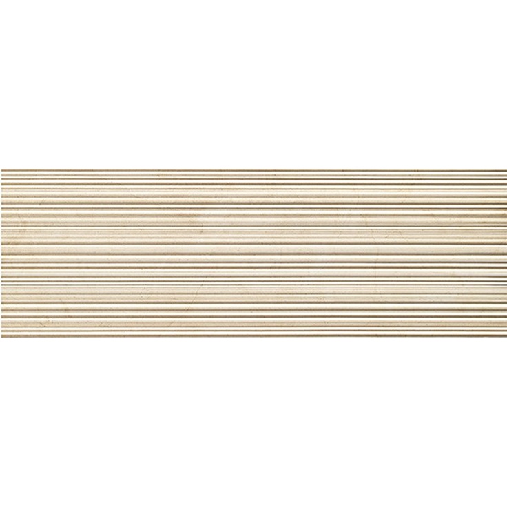 Impronta italgraniti Beige Experience Wall BE1196I Inciso Crema Velluto Декор 32x96,2 см, Италия, под обои  - фото 1