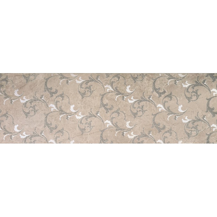 Impronta italgraniti Marmi Imperiali MM03DD Emperador Tuana Rinascimento Декор 30x90 см, Италия, под обои  - фото 1