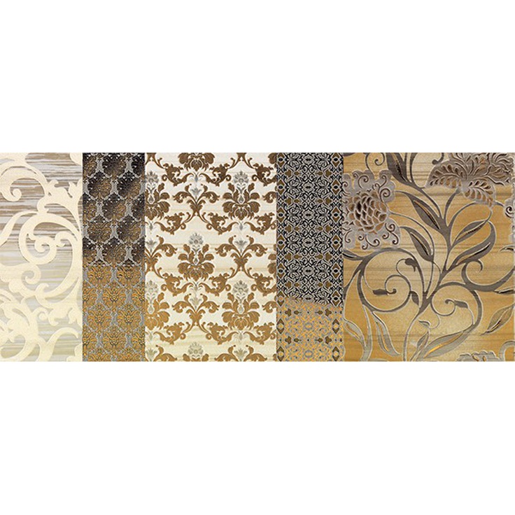 Impronta italgraniti Shine SH00DA Batik Oro Decoro A Декор 24x59 см, Италия, под дерево - фото 1