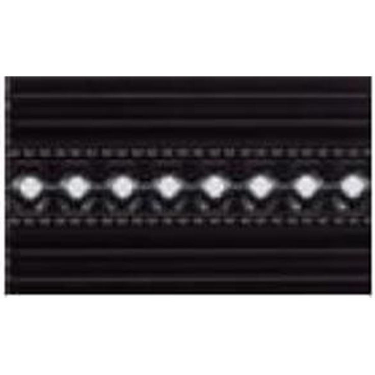 Iris Ceramica Victoria Ebony Fascia Baroque 8 Декор 15x25 см, Италия - фото 1