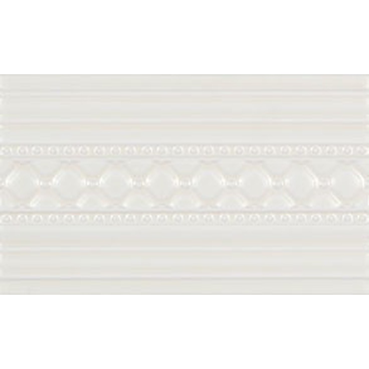Iris Ceramica Victoria 756065 Ivory Fascia Baroque 8 Декор 15x25 см, Италия - фото 1