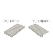 Italon Wonder 620070000623 Graphite Scalino Angolare Левая Угловая ступень 33x60 см, Россия, под дерево - фото 1 - фото 1