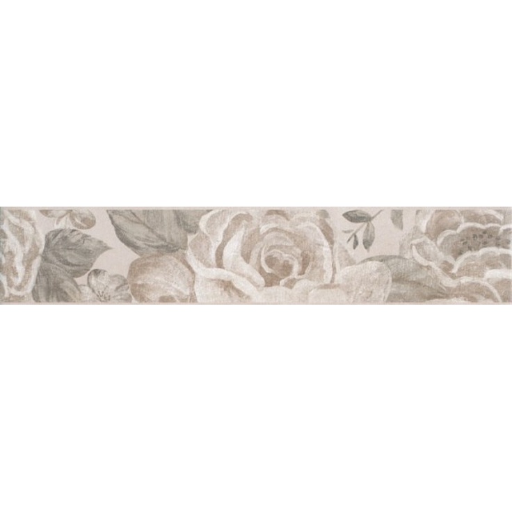 Kerama Marazzi Александрия 8268\3 Светлый Бордюр 5,7x30 см, Россия, под обои  - фото 1