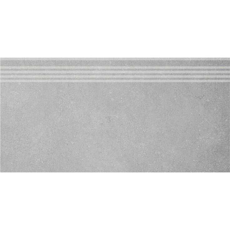 Kerama Marazzi Дайсен SG211200R\GR Светло - серый Ступень 30x60 см, Россия, под камень  - фото 1