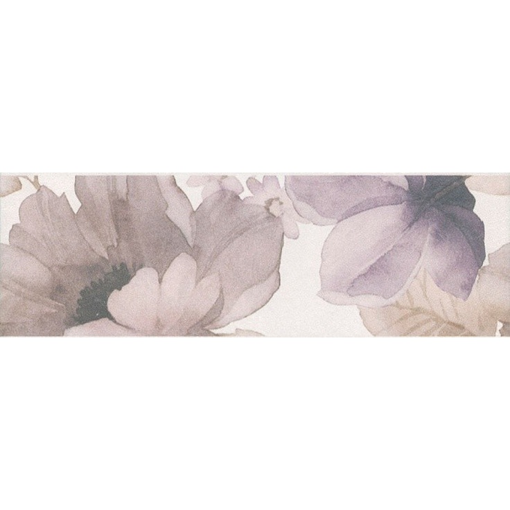 Kerama Marazzi Город на воде MLD\A76\12106R Цветы обрезной Бордюр 8x25 см, Россия, под обои  - фото 1