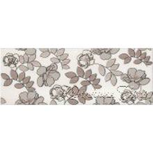 Kerama Marazzi Ньюпорт STG\A182\15010 Цветы Коричневый Декор 15x40 см, Россия, ничего - фото 1 - фото 1