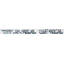 Kerama Marazzi Ньюпорт STG\B235\15016 Цветы зеленый Бордюр 3x40 см, Россия, ничего - фото 1 - фото 1