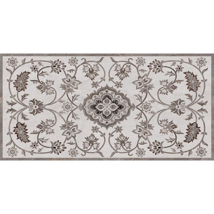 Kerama Marazzi Парнас SG810402R Пепельный декорированный Керамогранит 40x80 см, Россия, под обои  - фото 1