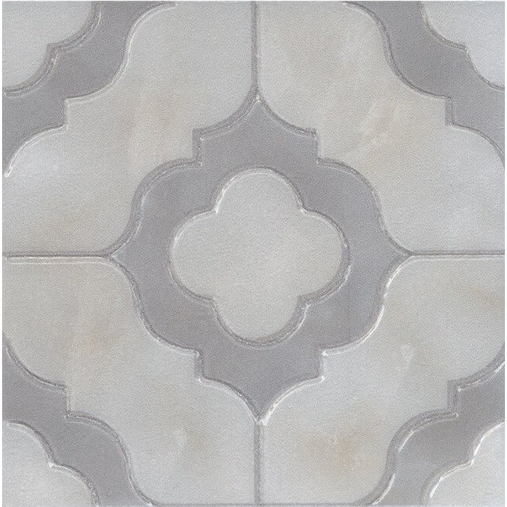 Kerama Marazzi Помильяно MLD\A64\SG1550L Серый Lapp. Вставка 14,5x14,5 см, Россия, под камень  - фото 1