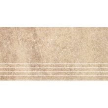 Kerama Marazzi Сад камней DP210100R/GR Ступень 30x60 см, для гостиной, стиль: современный, цвет: бежевый, Россия, под камень - фото 1 - фото 1