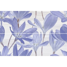 Kerama Marazzi Сады Форбури 13011R\A\B\3F Крокус сиреневый (из 2 плиток) Панно 60x89,5 см, для ванной, стиль: современный, Россия, под обои - фото 1 - фото 1