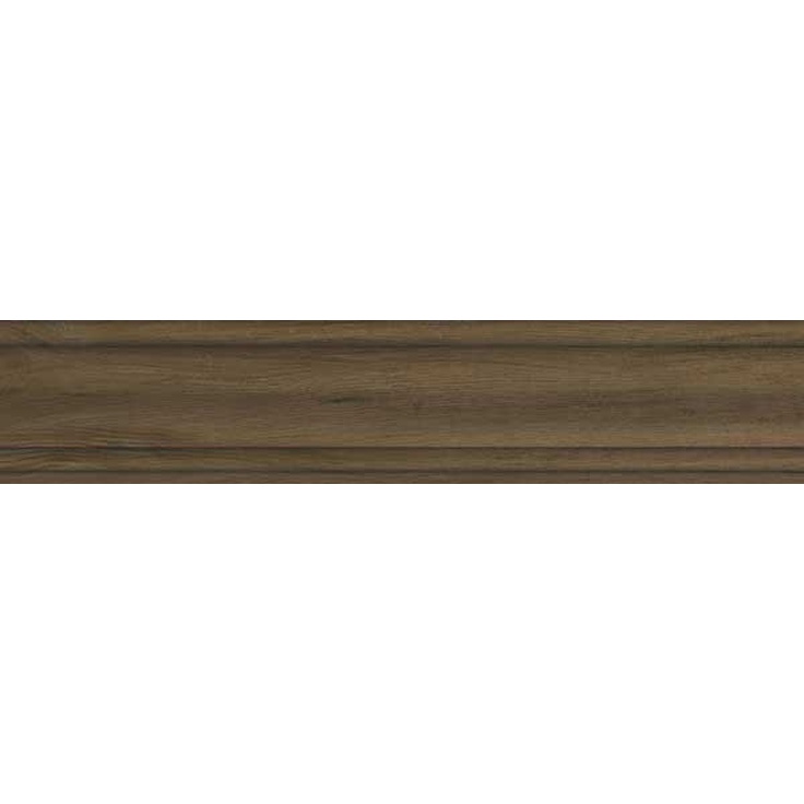 Kerama Marazzi Сальветти SG5402\BTG Коричневый Плинтус 8x39,6 см, Россия, под дерево - фото 1