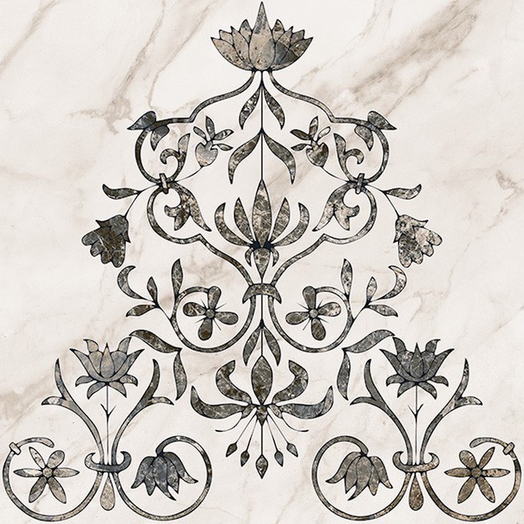 Керамин Каррара Декор тип 2 Настенная плитка 50x50 см, Беларусь - фото 1