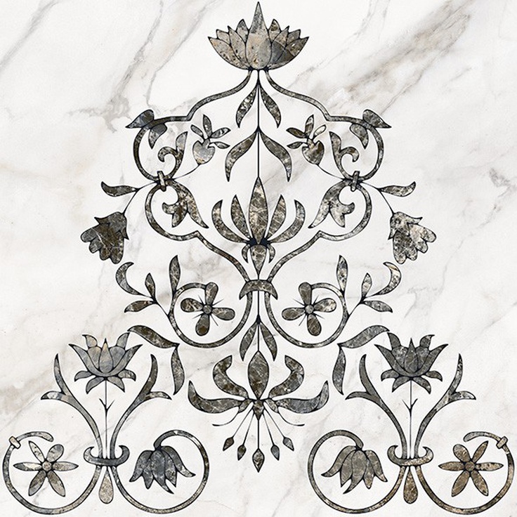 Керамин Каррара Напольный тип 2 Декор 50x50 см, Беларусь - фото 1