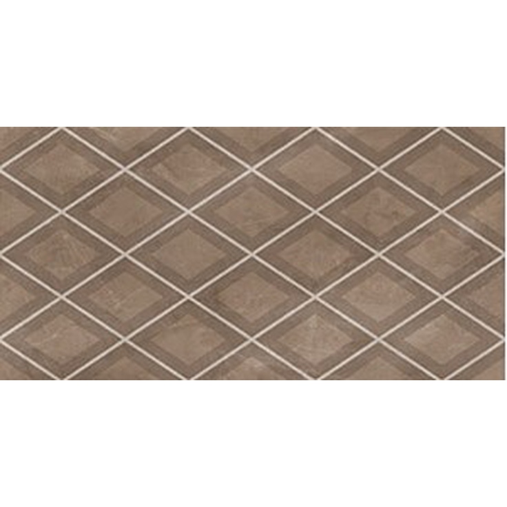 Керлайф Amani Classico Rombi Marron 1с Декор 31,5x63 см, Россия, под обои  - фото 1