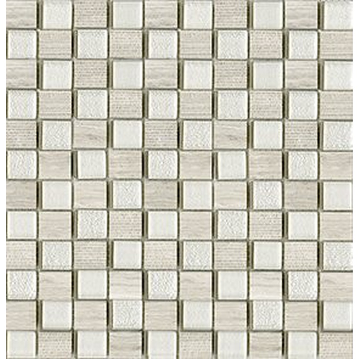 L`antic colonial (Porcelanosa Grupo) Mosaicos Time Text Silver Wood Мозаика 28,5x29,5 см, Испания, под камень  - фото 1