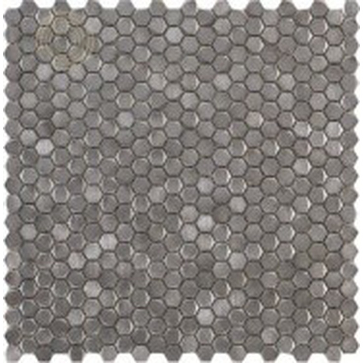 L`antic colonial (Porcelanosa Grupo) Mosaics Collection L241712641 Gravity Aluminium Hexagon Metal Мозаика 31x31 см, Испания, под мозаику - фото 1