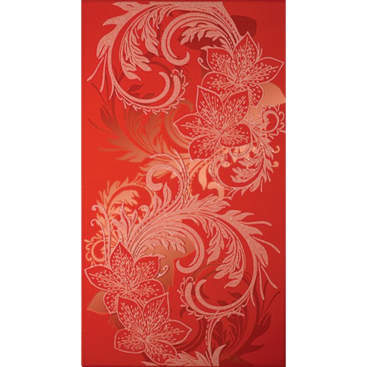 Lasselsberger (LB-Ceramics) Азур Алый 1645-0054 Декор 25x45 см, Россия - фото 1