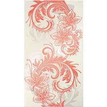 Lasselsberger (LB-Ceramics) Азур Крем бело-алый 1645-0052 Декор 25x45 см, Россия - фото 1 - фото 1